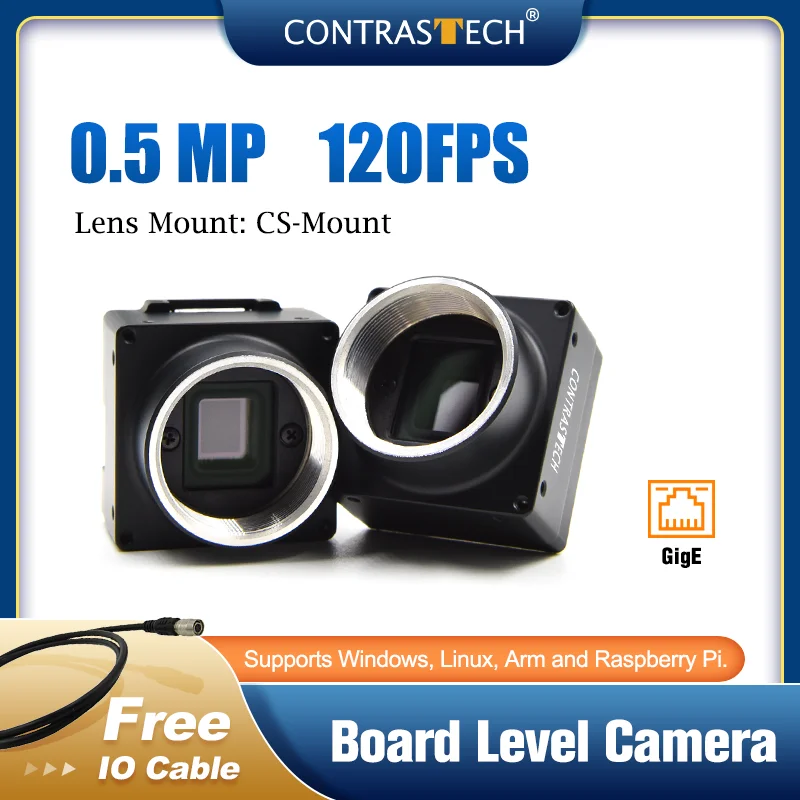 800x600 120fps PYTHON480 High Quality Board Level Camera for Vision Localization Contrastech