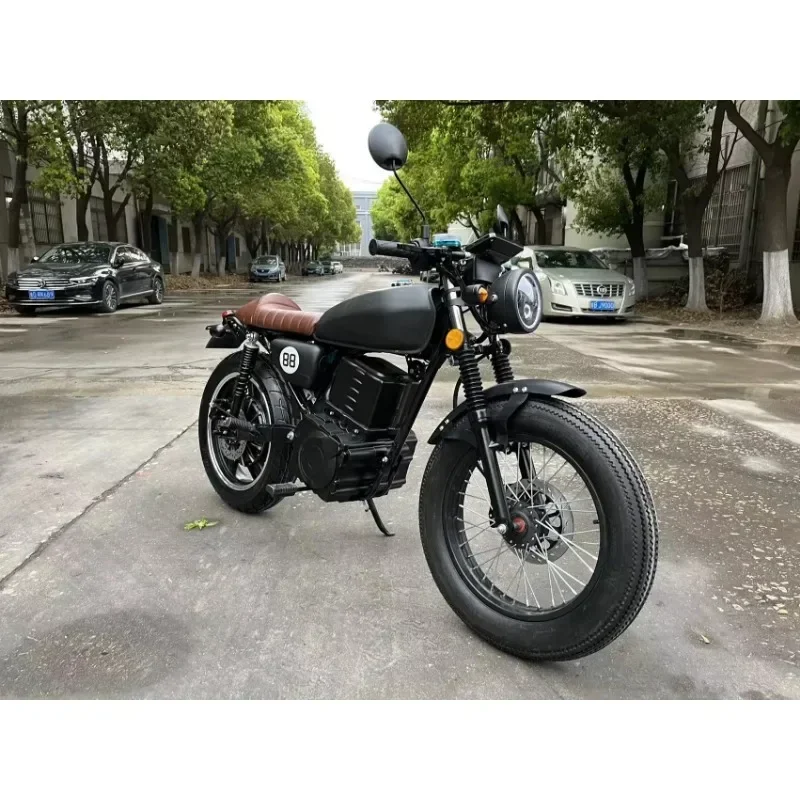 Luyuan Luyuan Motorcycle2025 الطاقة الجديدة أحدث 2000 واط 72 فولت دراجة نارية بطارية ليثيوم المصنوعة في الصين CG الكهربائية خمر ريترو موتو