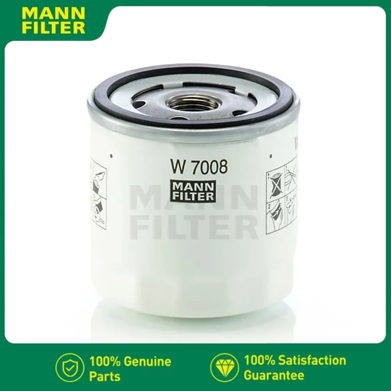 MANNFILTER W7008 Oil Filter Fits VOLVO C30 S40 V60 FORD Fiesta Focus ESCORT Ecosport Mondeo 30731879 G2MJ6731BA EM5G6714AA