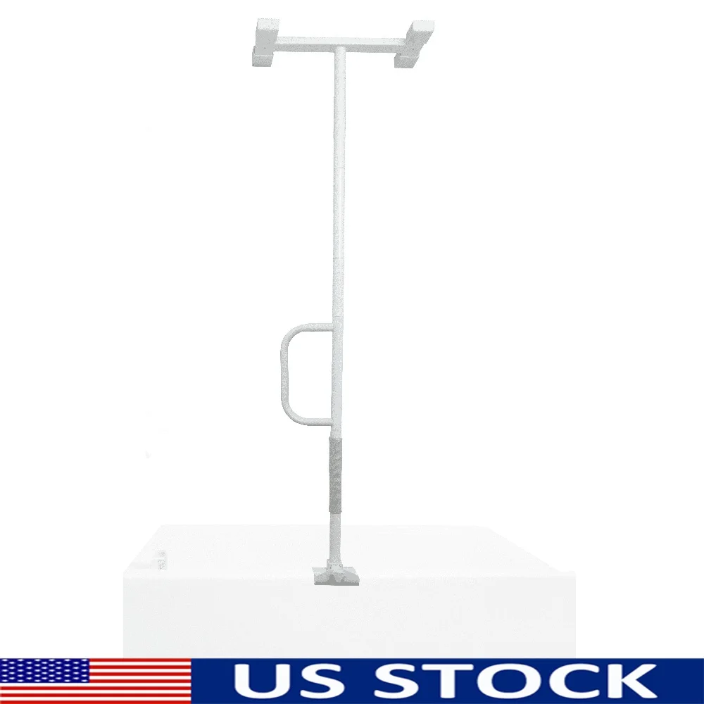 

Регулируемый поручень для ванны, поручень для пожилых людей, неперманентный зажим для ручки для душа, поддерживает 300 фунтов, простая установка, помощь в безопасности ванны