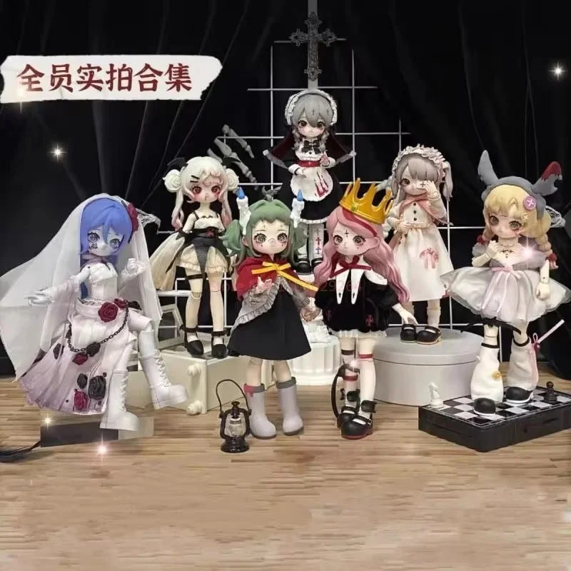 

Nyssa BJD Figurine Nightmare Series Trendy Blind Box Collectible Doll for Girls Moving Joints Gift Item