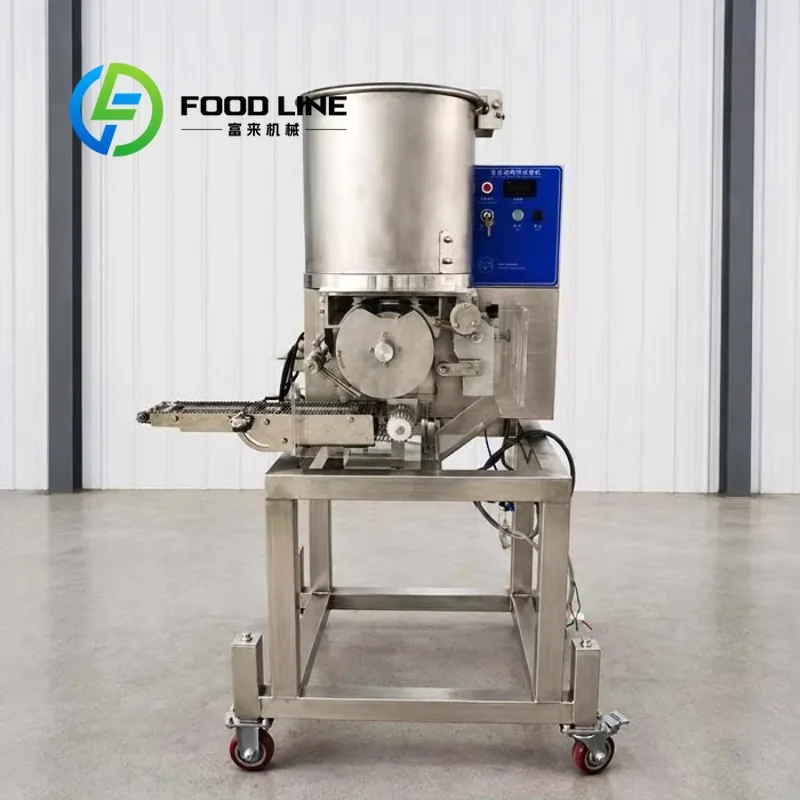 Burger Patty Maker Machine, Labor‑Saving Automatic Operation Consistent Weight Burger Patty Making Machinery For Restaurant