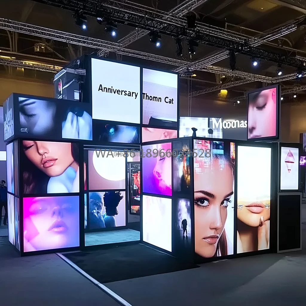 20x20 Custom Trade Show Booth Expo Display Exhibit Exhibition Stand for IBS LAS VAGAS Beauty Shows
