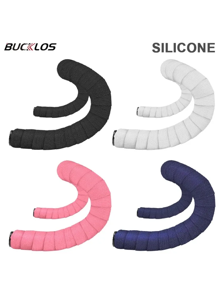 AliExpress BUCKLOS Silicone Bike Tapes Soft Comfortable Bicycle Bar Tape Speed Racing Cycling Handlebar Wrap Cover Road Bike Handle Bartape
