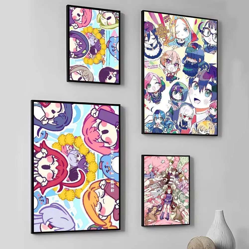 Cartoon Anime The 100 G-Girlfriends Who Really Posters Self Adhesive Waterproof Ideal For Living Room Bedroom Bar Decoration