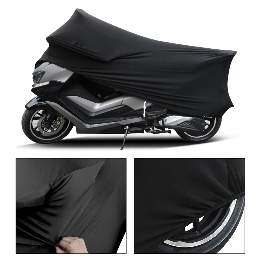 

Universal Motorcycle Covers UV Protector Cover Indoor Outdoor 2 Colors Bike Motor Scooter Dustproof Cover Elastic Fabric M-4XL