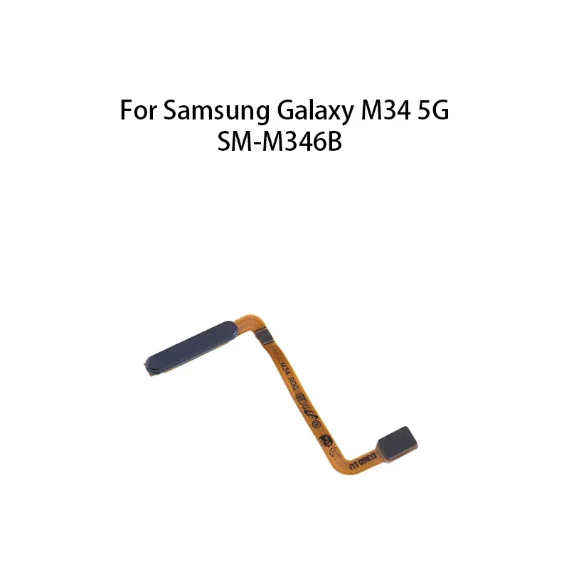 Home button fingerprint sensor flex cable for Samsung Galaxy M34 5G SM-M346B