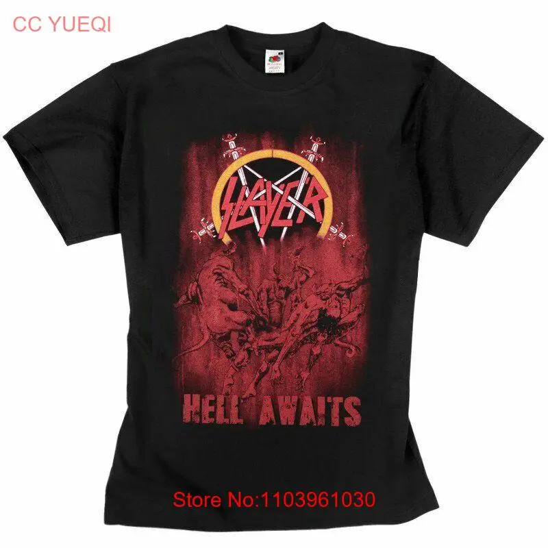 Футболка SLAYER - HELL AWAITS / Hanneman Темный ангел Sodom Kreator Exodus Exumer
