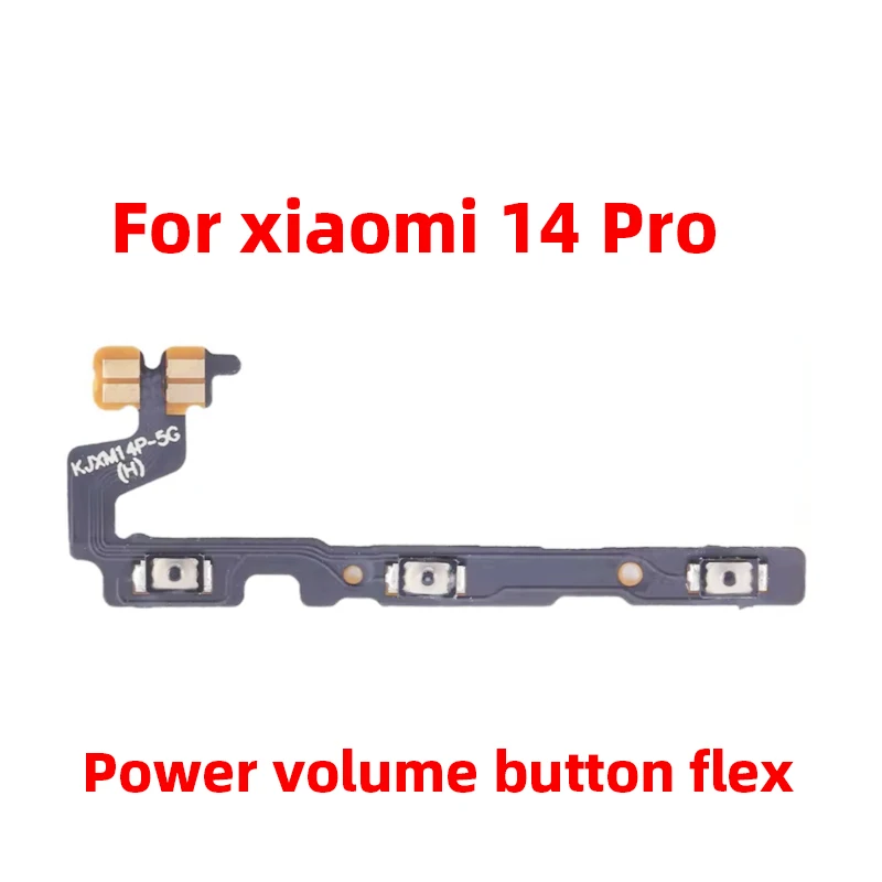 For Xiaomi 14 Pro Power ON OFF Volume Camera Key Button Switch Flex Cable Replacement