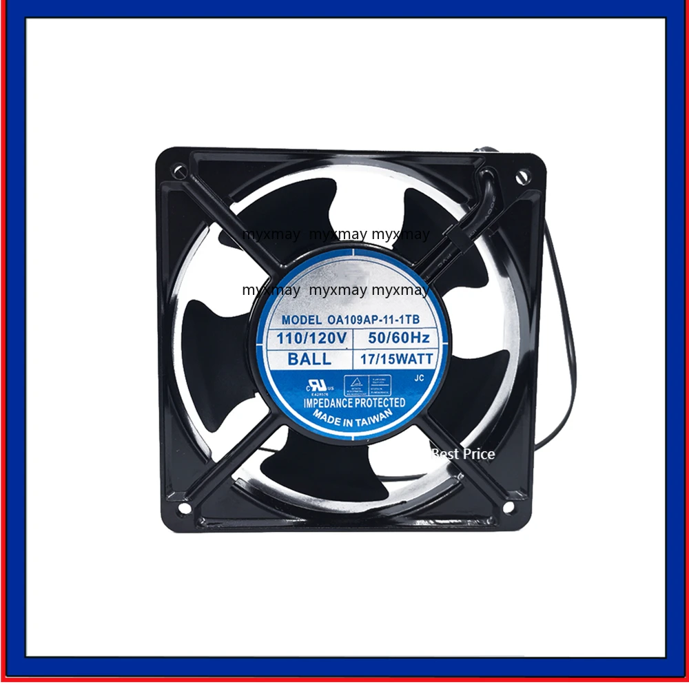 

New Cooling Fan OA109AP-11-1TB 110/120V 17/15W 12CM 12038 120x120x38mm 2-Wire