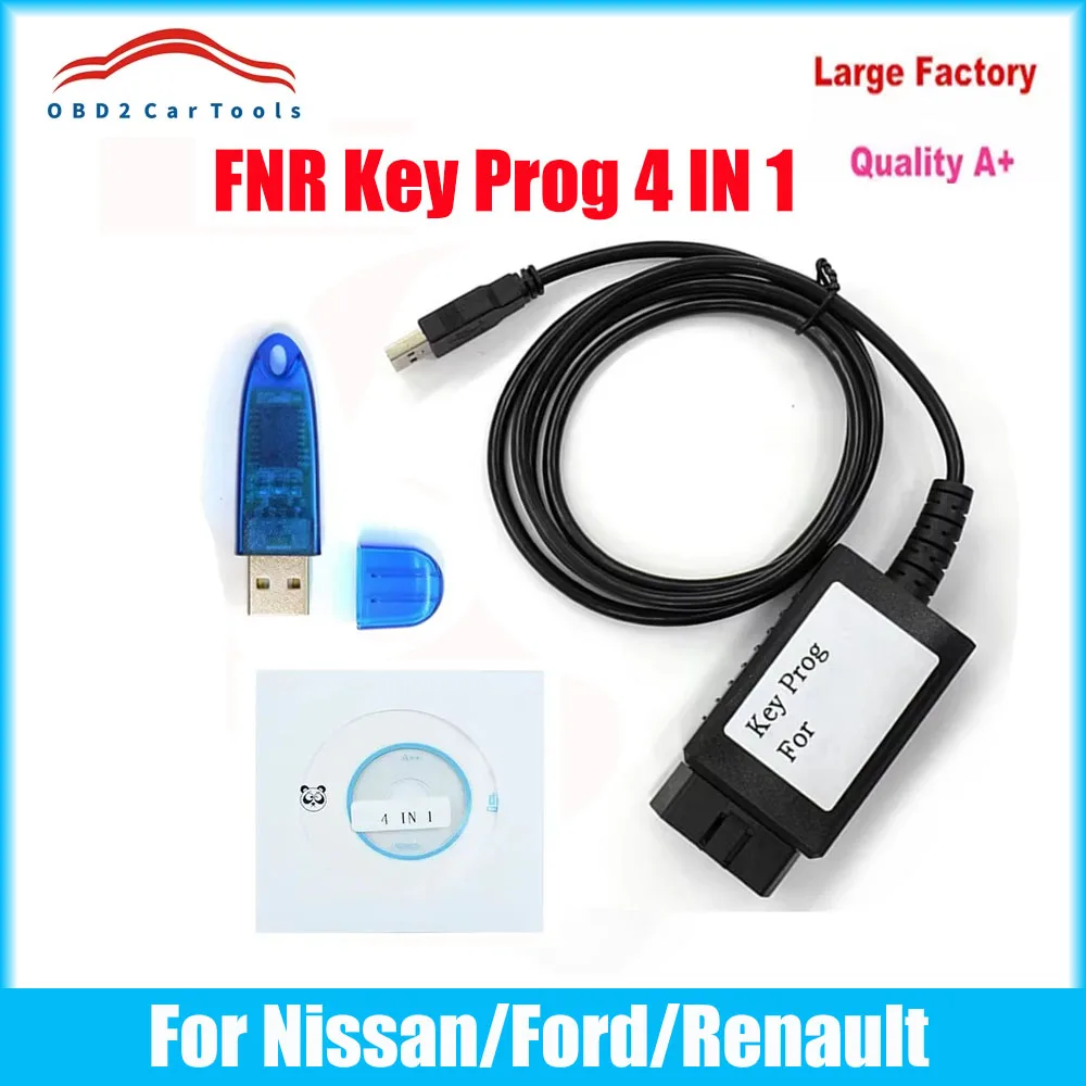 High Quality FNR Key Prog 4-in-1 FNR Prog 4 in 1 Diagnostic Tools Key Programming Tool For Nissan/Ford/Renault With USB Dongle