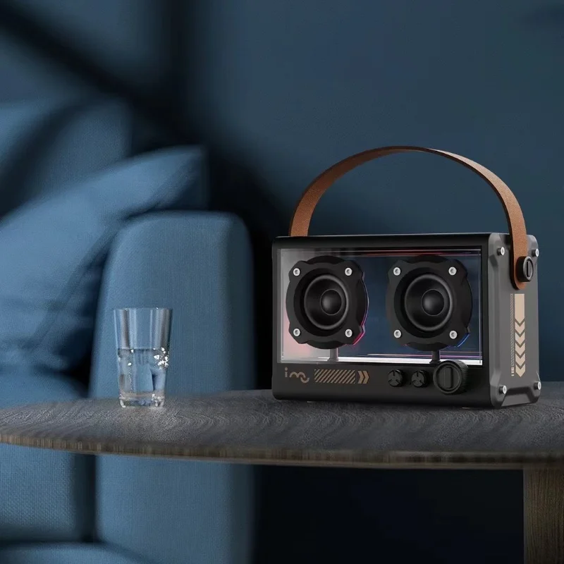 بلوتوث اللاسلكية المتكلم ، الشمال الرجعية سطح المكتب المنزل ، في الهواء الطلق دعم الصوت المحمولة ، بطاقة TF ، مشغل الأقراص U ، عالية الجودة ، السويدية