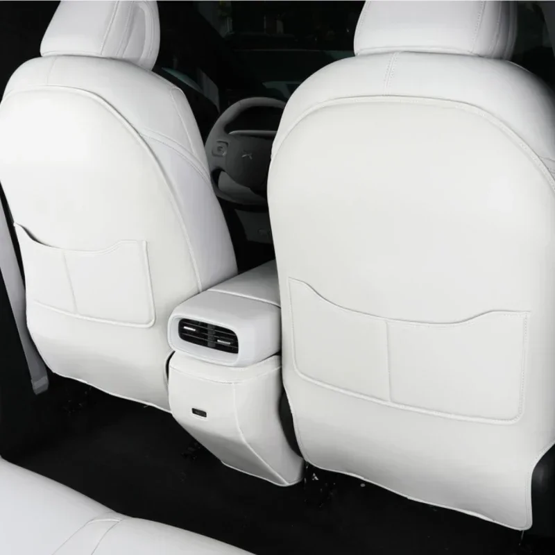 

For Xpeng G6 Car Seat Kick Pad Auto Seat Back Protector Cover Waterproof Protector Mat Car Modified Interior Panel Accessories