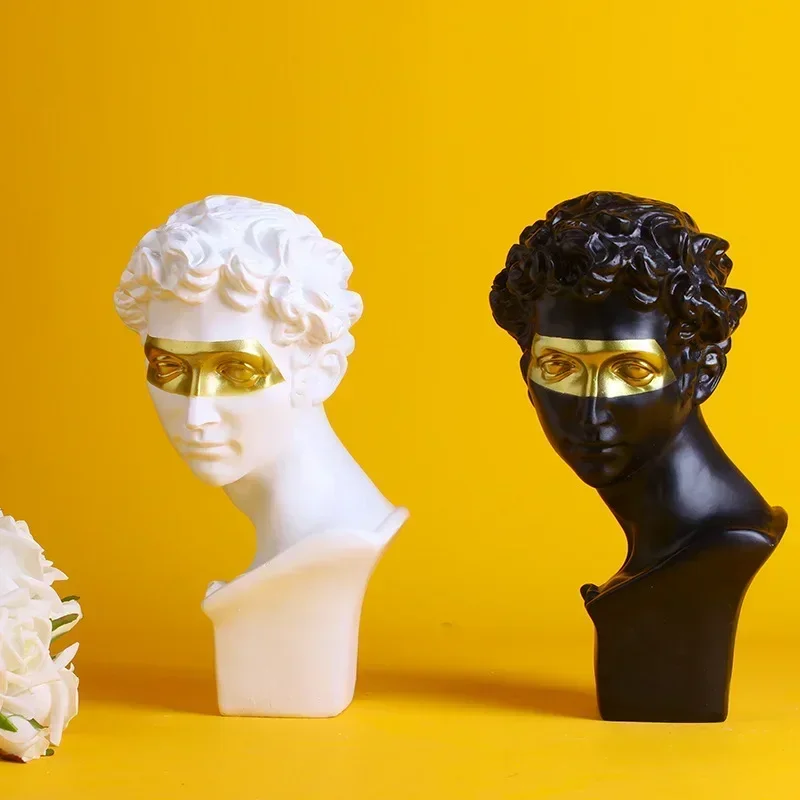 Статуя Giuliano Medici для украшения, статуэтка из эпоксидной смолы эпохи Возрождения, скандинавский декор, аксессуары для дома