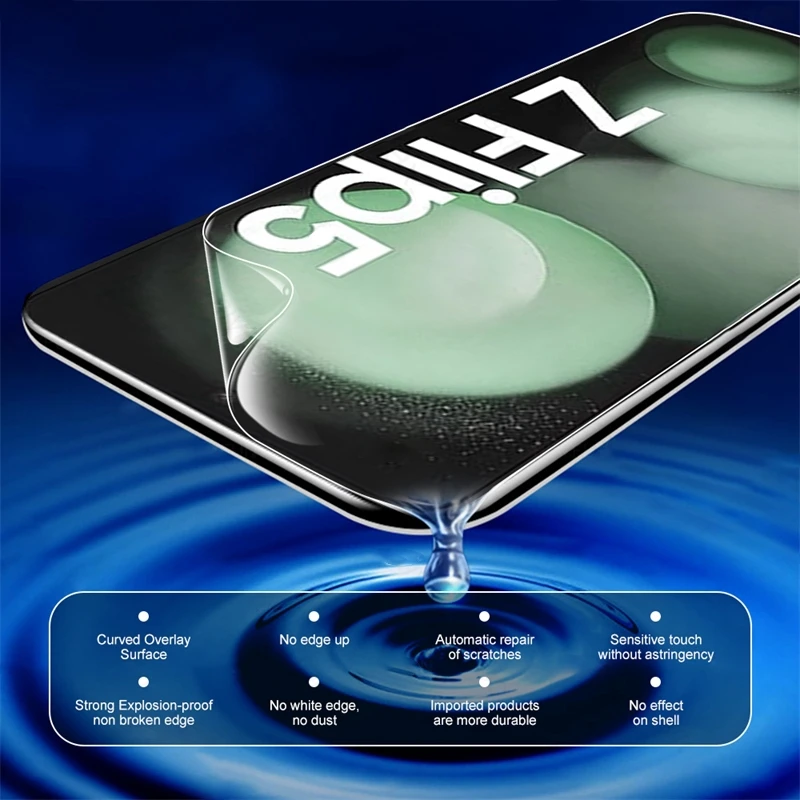 4in1 Hydrogel Film For Samsung Galaxy Z Flip 5 Front Back Screen Protector Glass for Galaxy Z Flip 4 ZFlip5 Flip5 Film Not Glass image 3