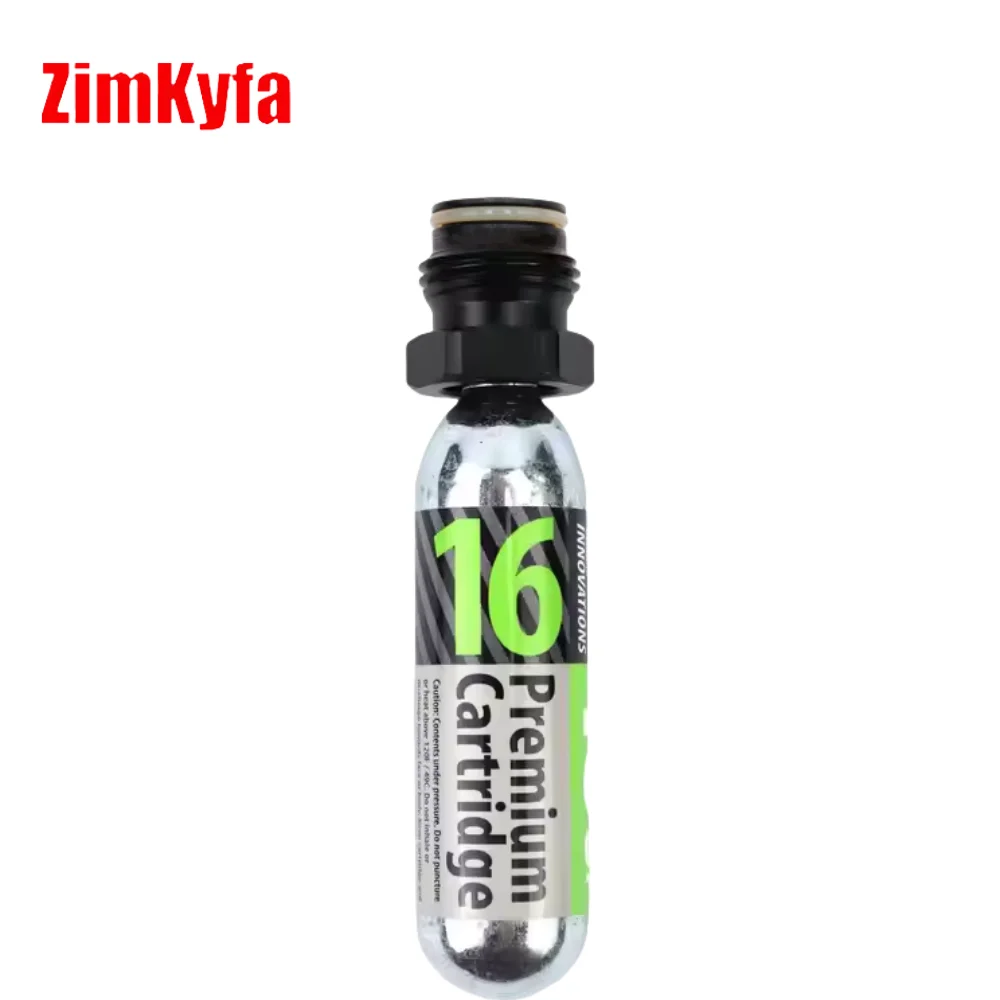 Nowa złączka CO2 3/8-24UNF wkład CO2 (12G/16G/25G) cylinder do standardowego gwintu zbiornika (G1/2-14) adapter konwertujący