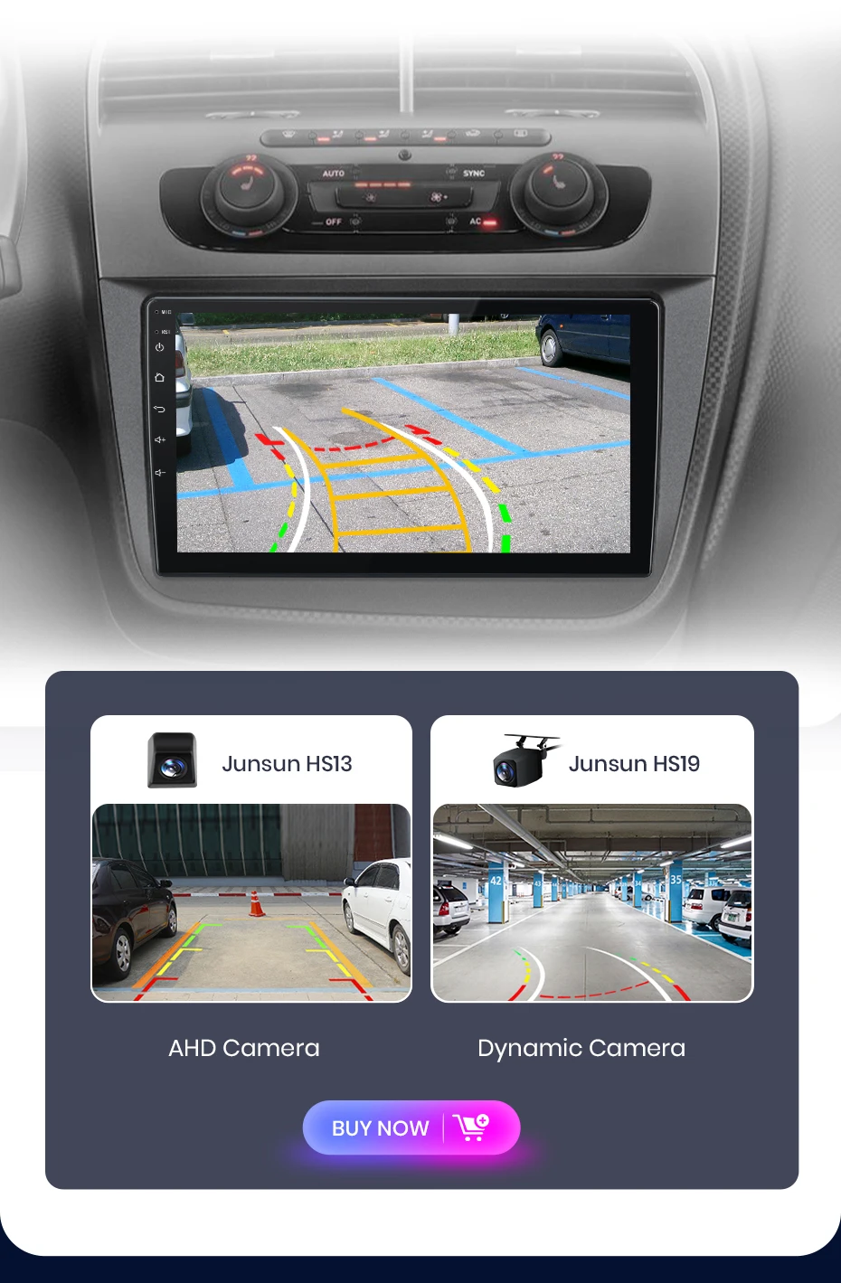 Junsun Wireless CarPlay Android Auto Autoradio für Renault Kangoo 2008–2018 GPS 360 ° Panoramakamera Multimedia 2DIN – Detail 16