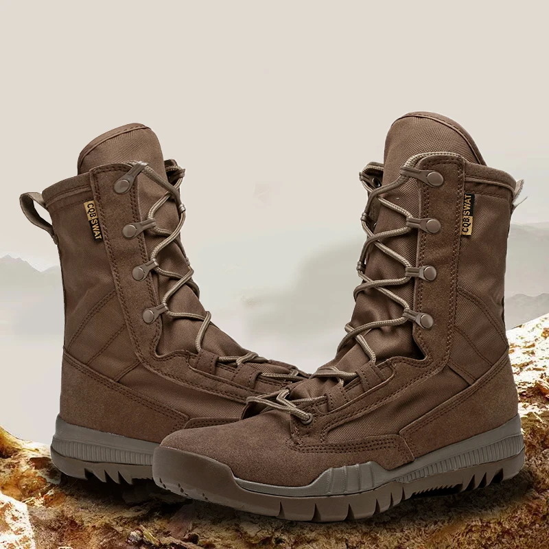 

Men's Four-Season High-Top Hiking Boots Camping Boots Durable Comfortable Footwear for Outdoor Adventures