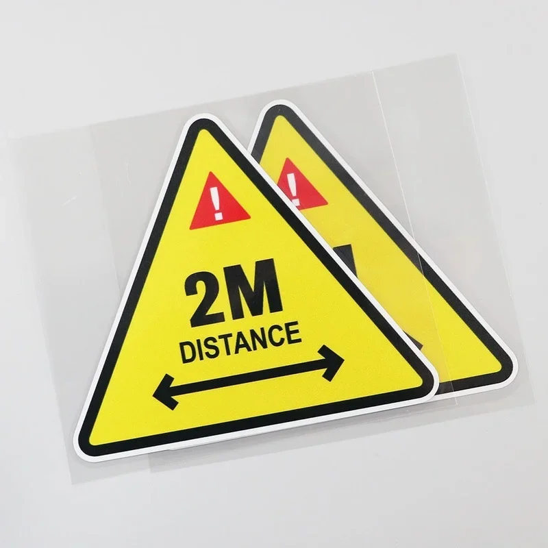 Car Sticker Keep Your Distance 2M PVC Decal 13.4CM11.8CM,KK