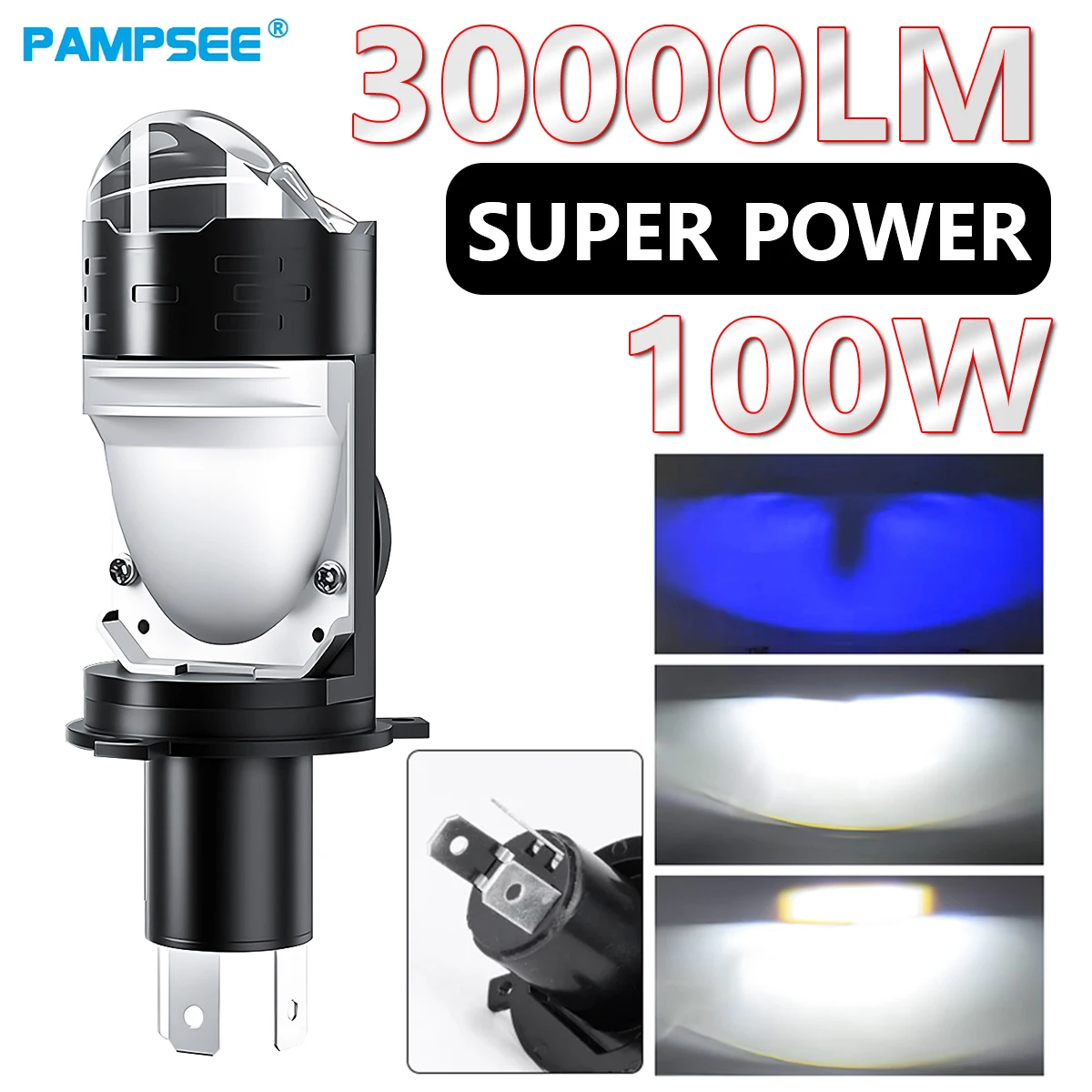 H4 Projector Lens L…