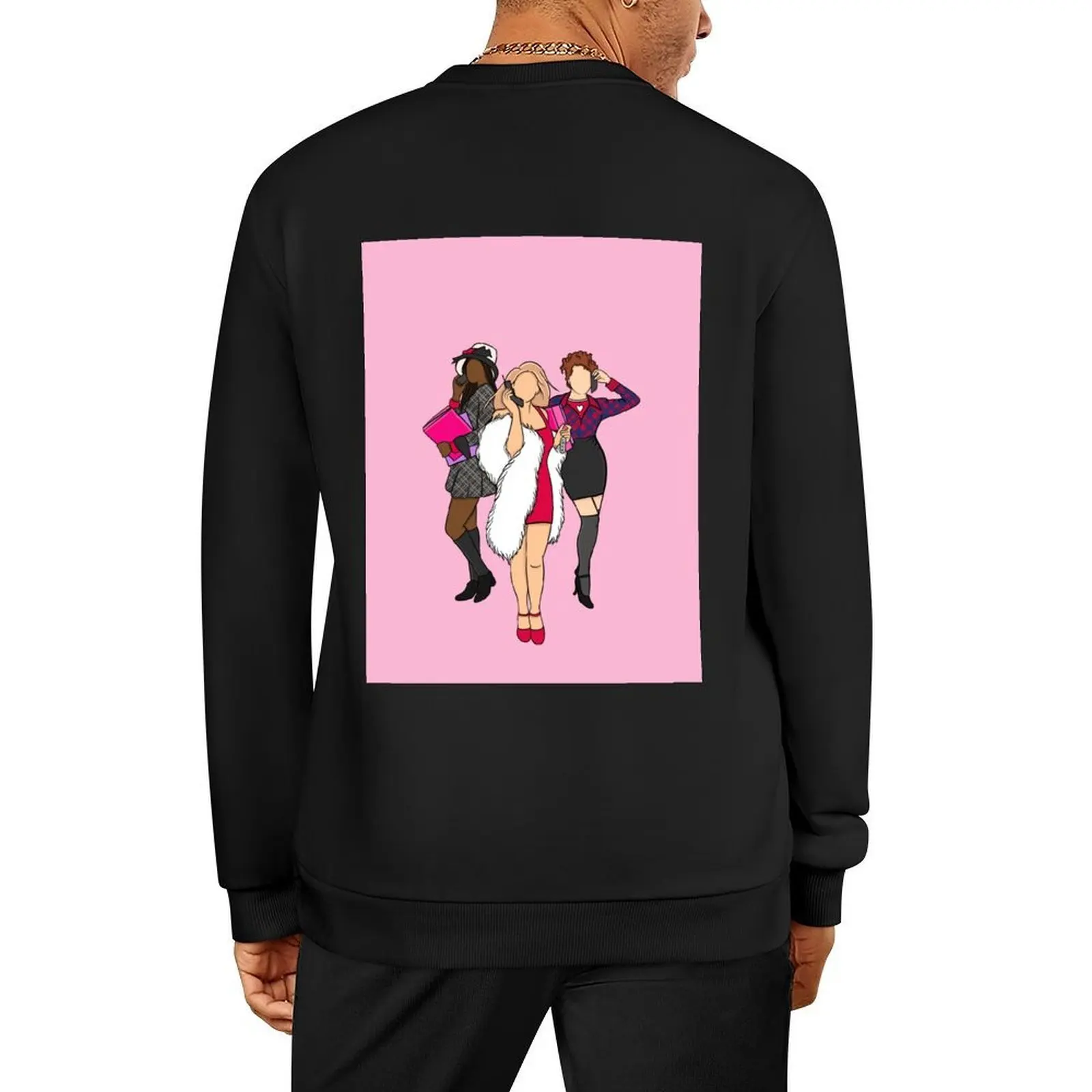 

AS IF! Pullover korean clothes mens clothes autumn clothes for men new in sweatshirts