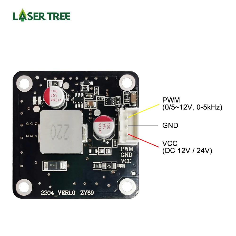 LASER TREE 20W 40W 80W Laser Driver for Laser Engraving Cutting Head Laser Module Engraver Wood Working Tools Accessories