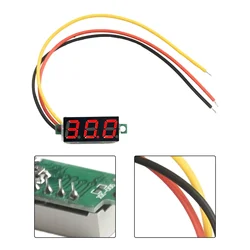 1PC 0.28inch Digital DC Voltmeter Head 3 Wire LED Minimun Digital Voltmeter DC0-100V Reverse Connection Protection