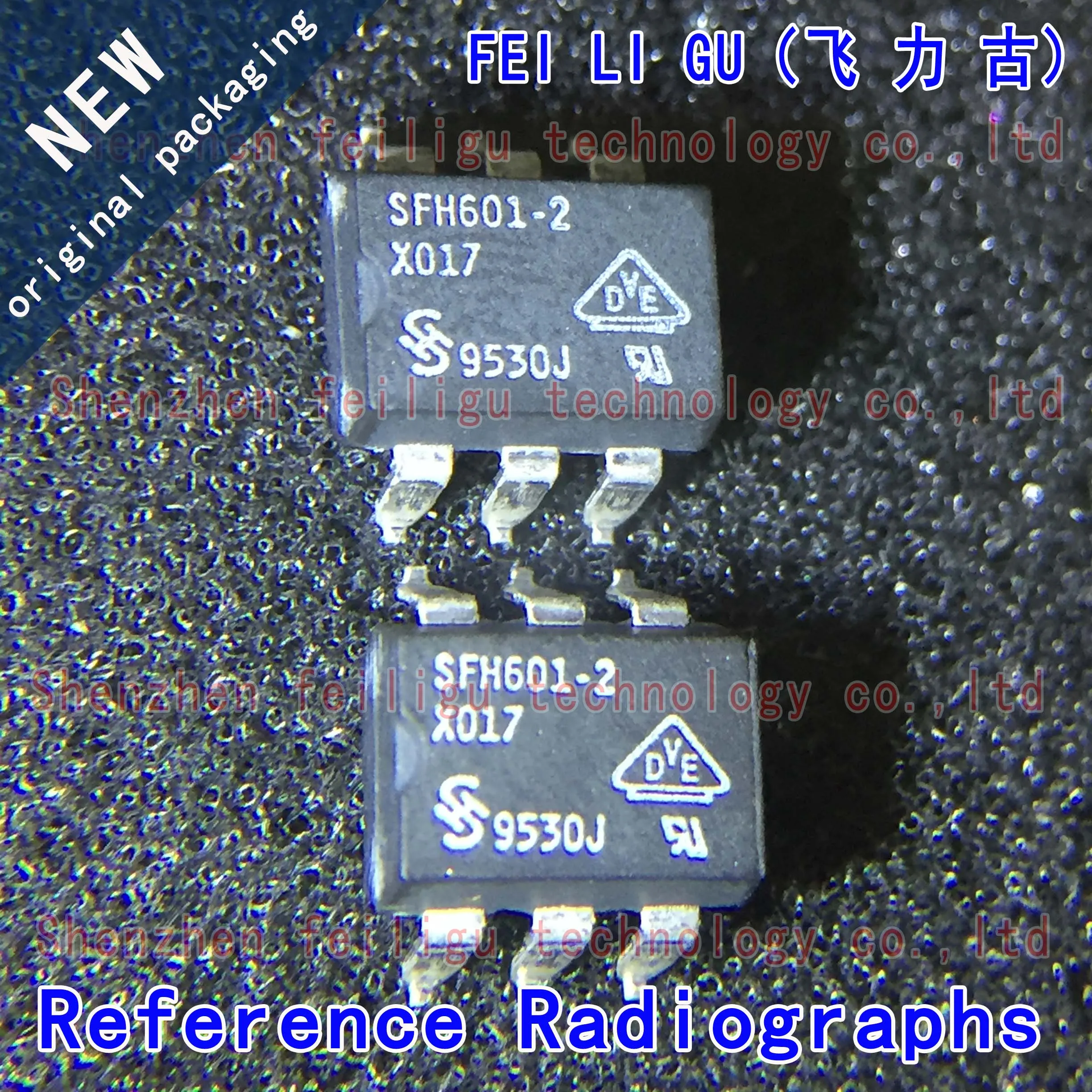 1~50PCS 100% New Original SFH601-2 X017 SFH601-2 SFH601 Package: SOP6 optocoupler optoisolator chip electronic components