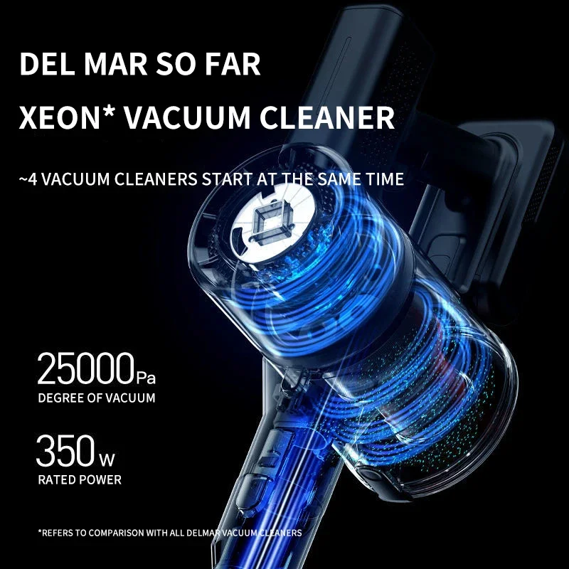 Deerma VC80 Wireless Vacuum Cleaner Household Multi-function Vacuum Cleaner With Mite Removal Head 25KPa High Suction Power