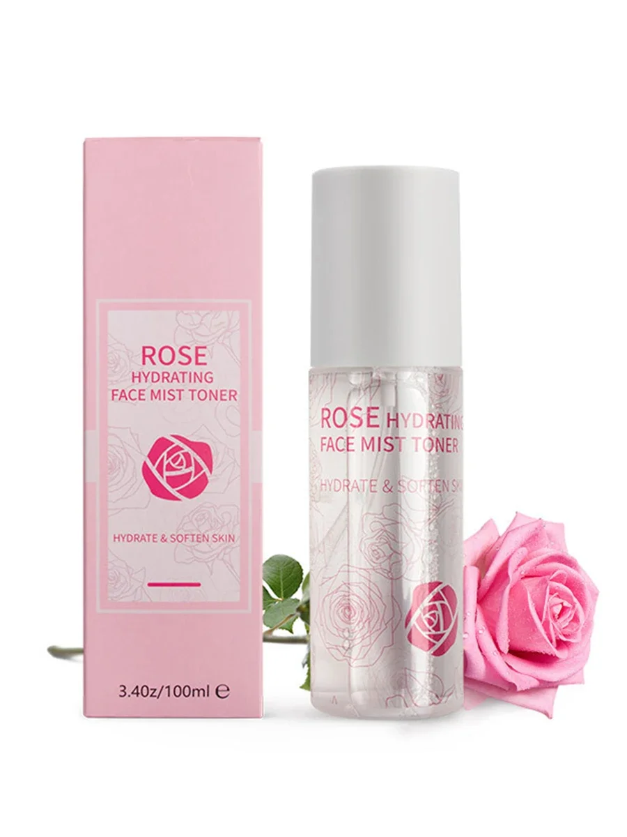 100 ml Private Label Toning Custom Bulk Rose Essence Ceramid Hefe Feuchtigkeitscreme Toner Gesichtspflege Nasskompresse Make-up Foundation