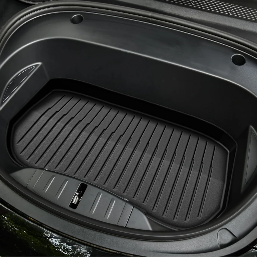 TPE Floor Mats For 2024 -2020 Tesla Model Y 5-Seater Frunk & Trunk Cargo Liner All-Weather Protection Floor Liners