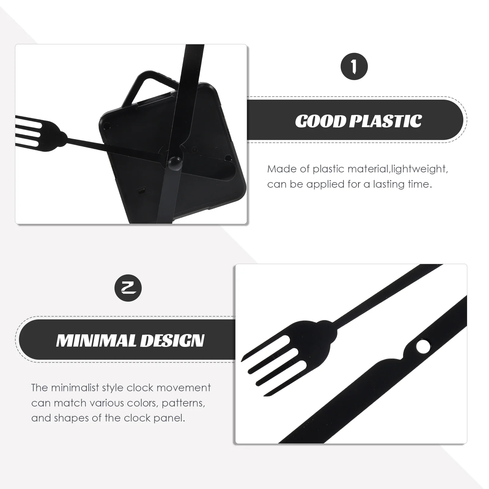 

1 set 1 Set Of Silent Quartz Movement Kit Fine Texture Durable Diy Wall Clock Repair Replacement Parts Clock Mechanism Set