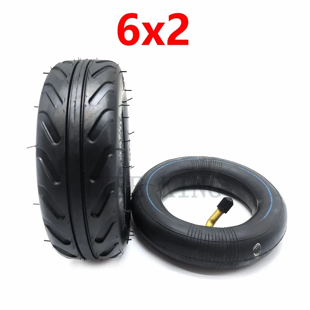 High Quality 6X2 Inner Tube Outer Tyre for Electric Scooter Wheel Chair Truck F0 Pneumatic Wheel Trolley Cart Air Wheel Bike