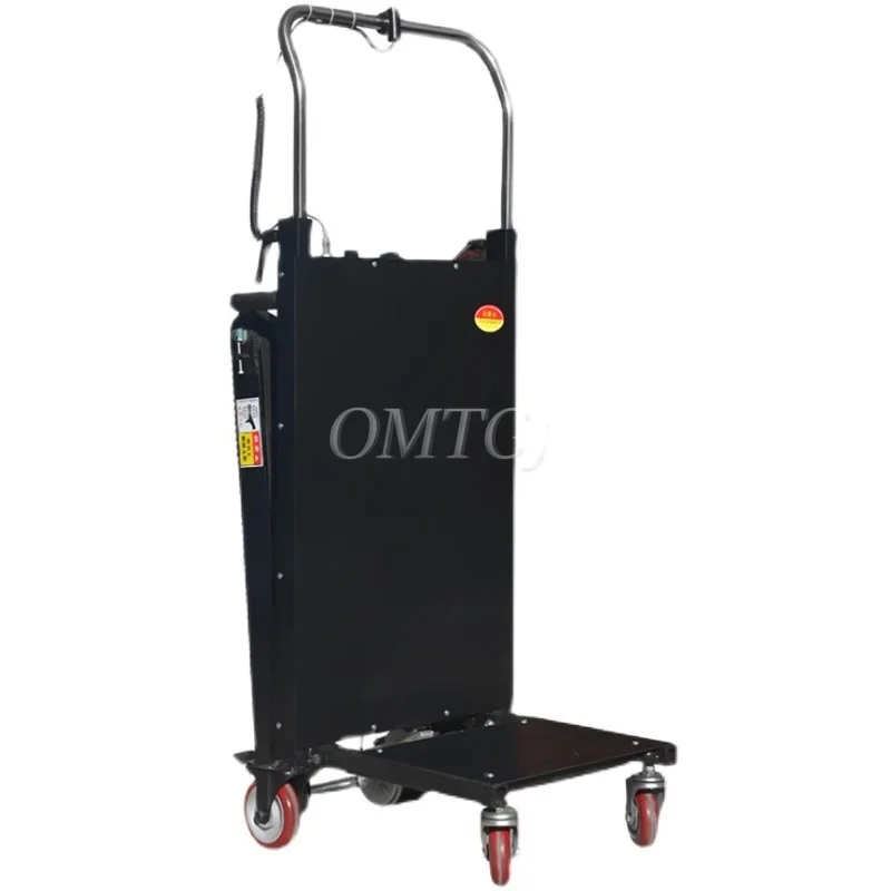 48V 72AH  Electric Stair Climbing Vehicle Cargo Handling Cart Crawler-Type Up And Down Folding Hand Trolley 150/250/350KG 400KG