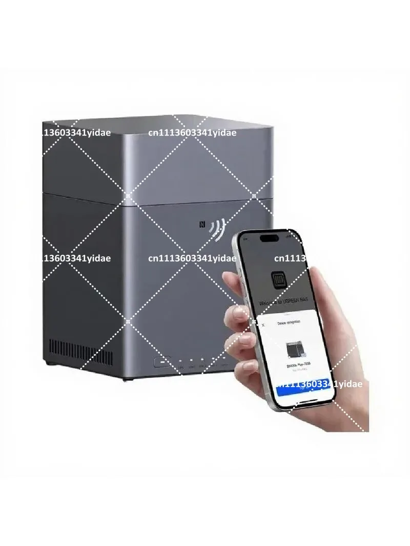 Personal 4-Bay Desktop NAS Server, 120TB Max Capacity (Diskless), 8GB RAM, Remote Access & Smart Photo Album Network Storage