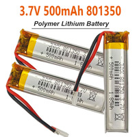 New 801350 Original LithiumIon Polymer Battery 3.7V 500mAh for Small Electric Fans Radios Desk Lamp Control Electronics Audio