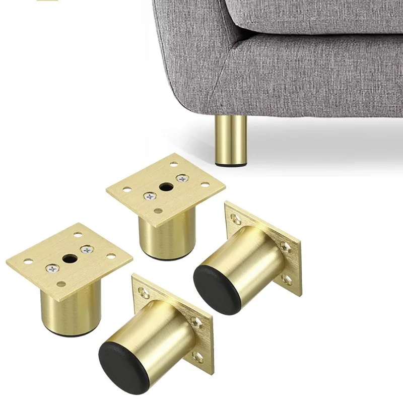 

Ножки для мебели из алюминиевого сплава - круглые регулируемые ножки для дивана, ножки для мебельного шкафа, мебельные ножки для шкафа, стола, стула