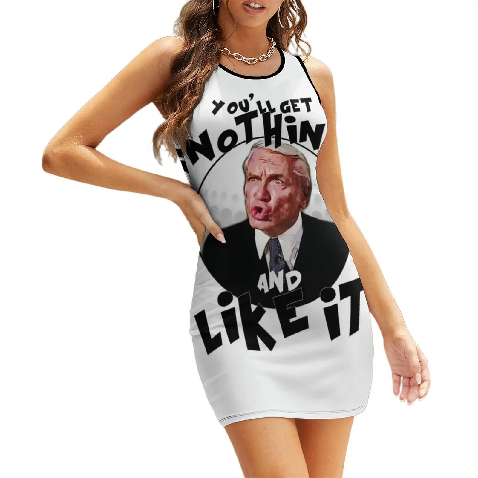 

You'll get nothing and like it Sleeveless Sundress women evening dress evening dresses ladies