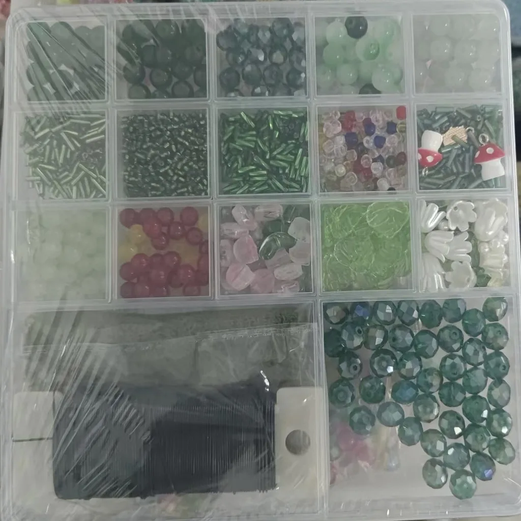Diy Beading Material Kit Hanging Artificial Craft Kit Glass Beading Craft Kit Beaded For Balcony Studio Diy Leisure Time