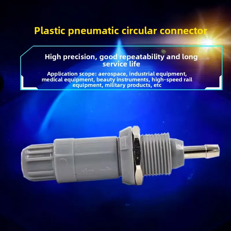 1P Air Aviation Plug Connector Compatible with REMO Plastic Self-locking Medical Beauty Aviation Socket Opening 14mm Connector