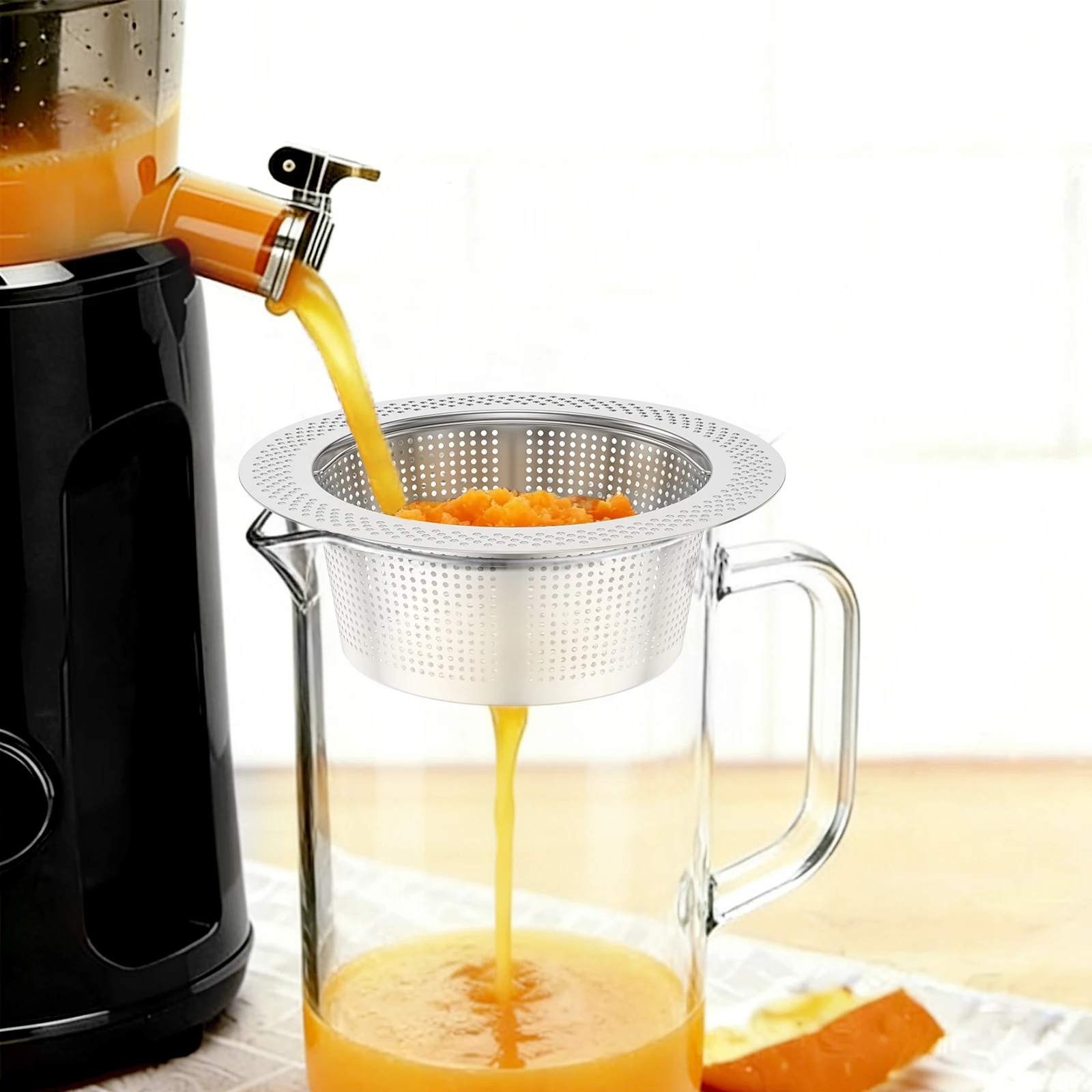 Juice Strainer for J2 Cold Press Juicer Pulp Strainer After Juicing Suitable for J2 Juicer Secondary Fine Filter Accessories