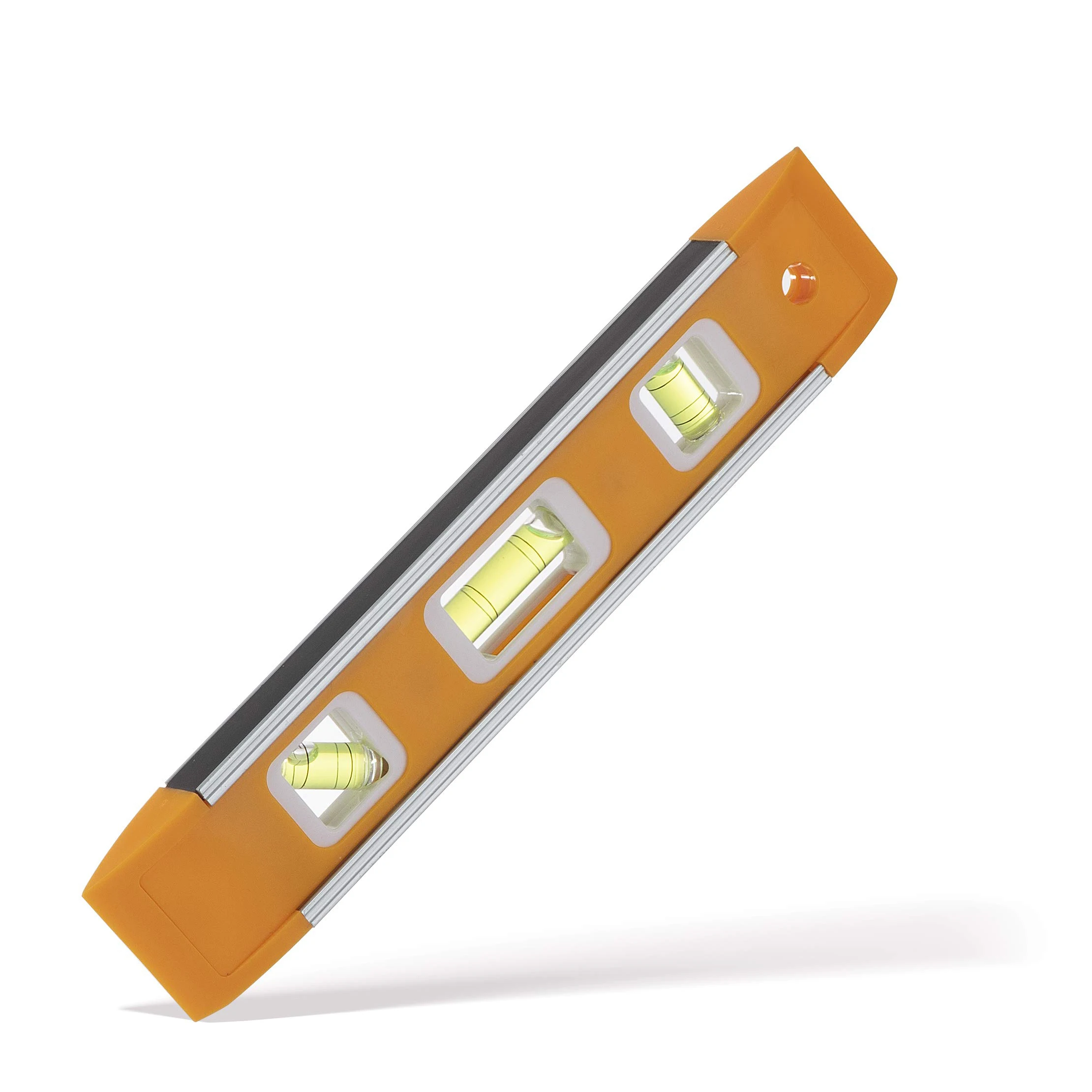 

WEELEE 9-дюймовый торпедный уровень, уровень в магнитной коробке с 45 ° /90 ° /180 ° Пузыри, ударопрочный инструмент для пузырькового уровня для измерения