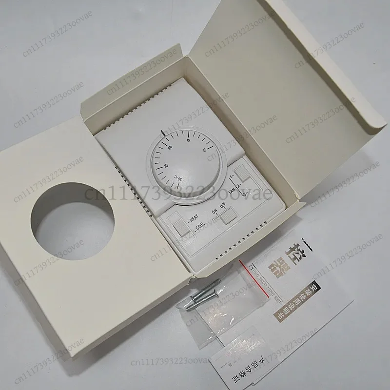 Df 3-Speed Mechanical Thermostat Knob Switch Panel for Central Air Conditioning Fan Coil Temperature Controller