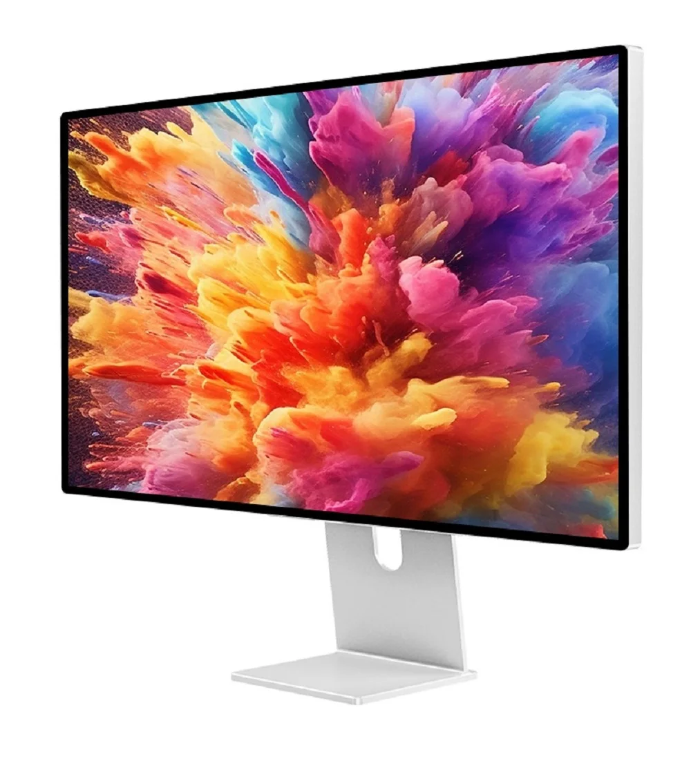 맥 LCD 모니터용 썬더볼트 TYPE-C 디스플레이, 알루미늄 합금, 60Hz 광택 스크린, IPS KUYCON G27XSE, 브래킷 없음, 27 인치, 5K