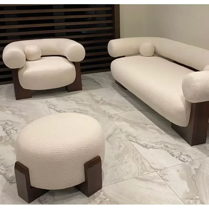 Hot-selling Salon Waiting Sofa Waiting Chair Barbershop Waiting Area Spa Massage Barbershop Lounge Area