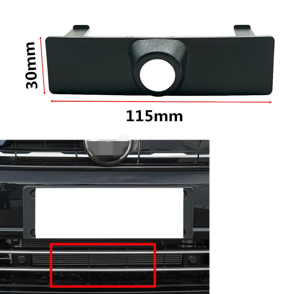 YIFOUM Car Front View Positive Logo Camera Bracket Shell Frame Housing For Volkswagen VW Tiguan L 430PHEV 2019 2020 2021