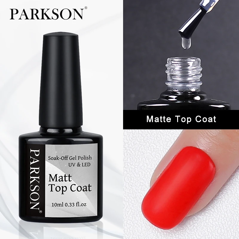 Parkson Matte Top Coat Base Coat Gel Nail Polish Hybrid Varnishes Set For Manicure Nails Art All For Nails Cuticle Oil Top Base