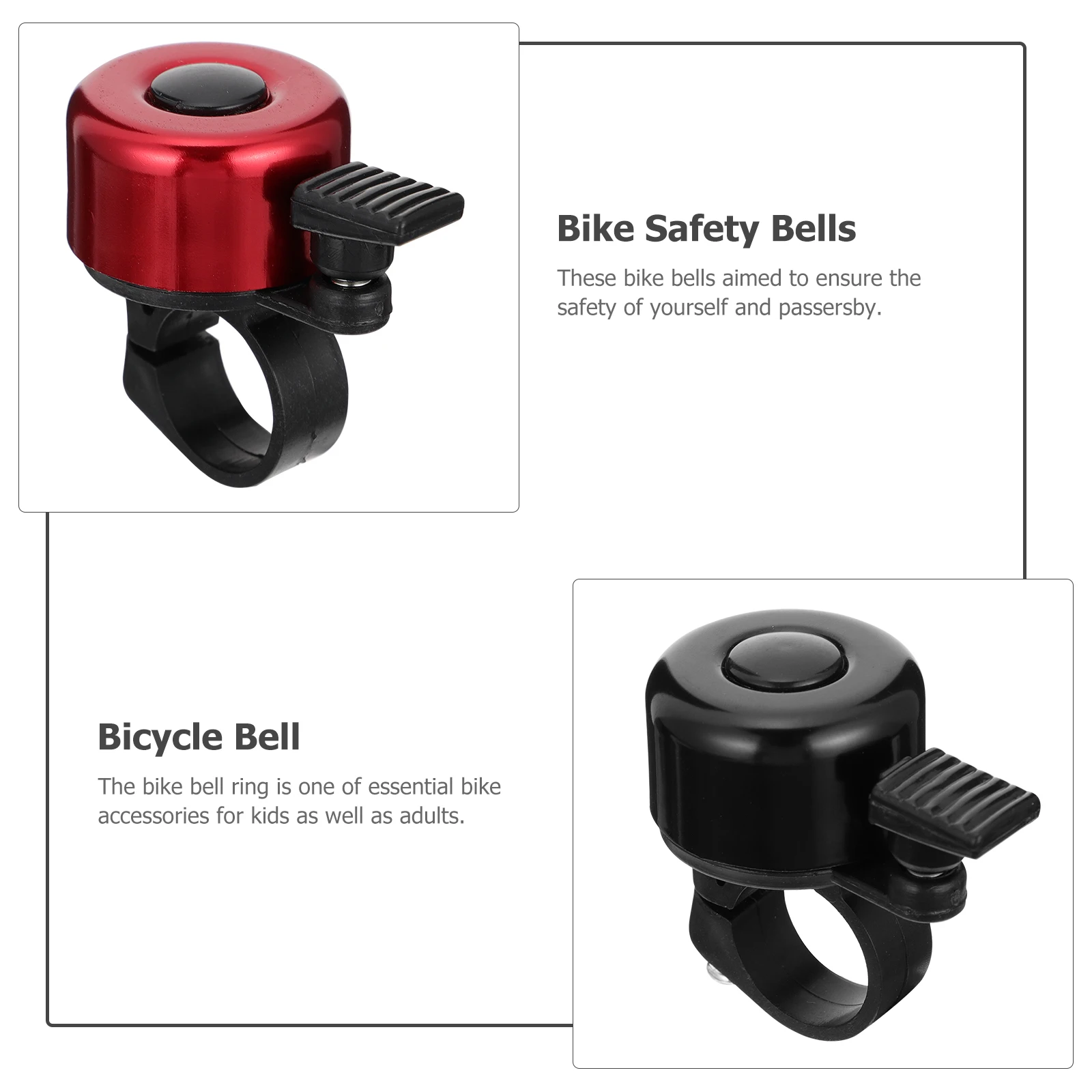 

10pcs Aluminum Alloy Bike Bells Small Mini Road Mountain Kid Bicycle Warning Accessories Safety Bell Rainproof Loud Ring