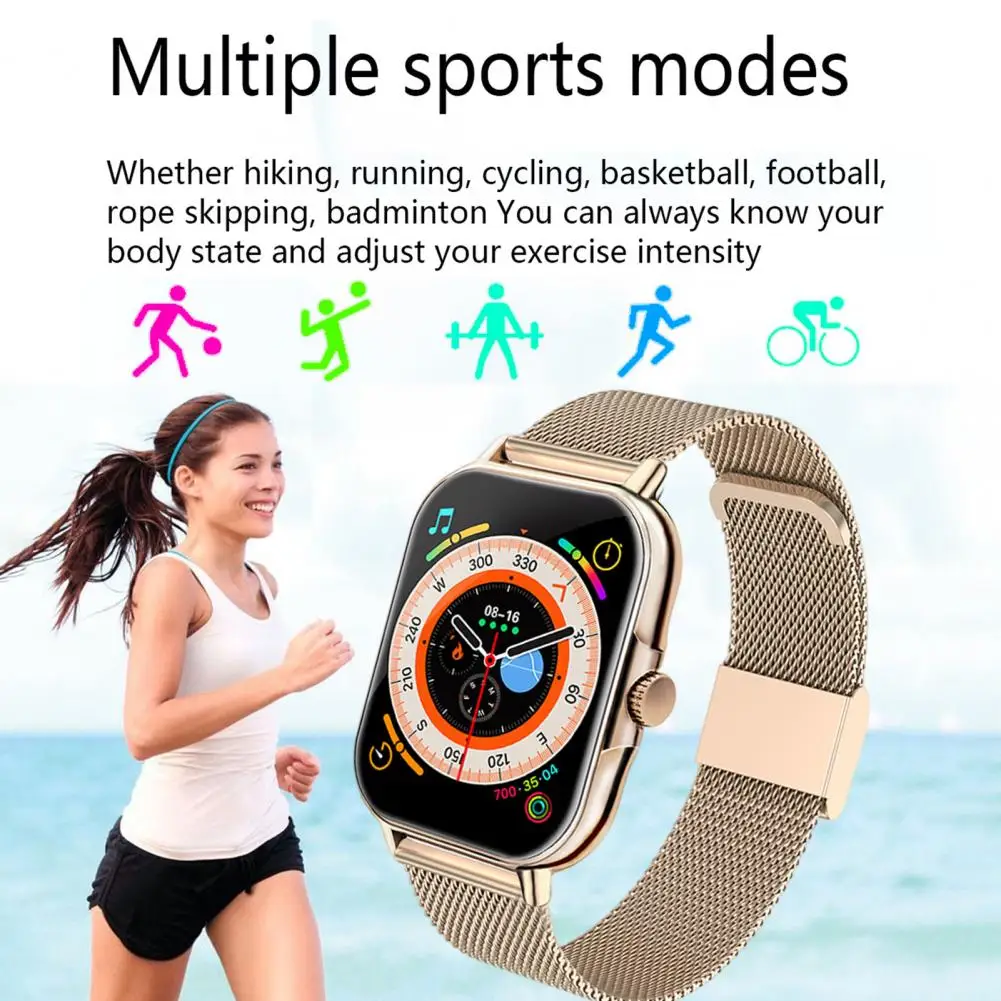 L21PLUS Smart Watch Full Touch Screen smartwatch Bluetooth-compatible Calling Fitness Tracker Voice Assistant Watch reloj hombre