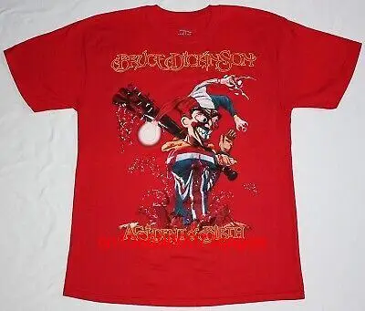 BRUCE DICKINSON ACCIDENT AT BIRTH'97 NEW RED T SHIRT long or short sleeves